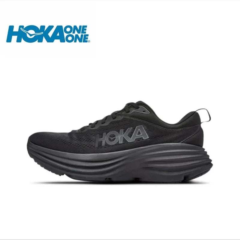 HOKA Sport-Laufschuhe Bondi 8, atmungsaktiv, rutschfest, dämpfend, Straßenlaufschuhe, Herren, Sportschuhe, Lifestyle, Outdoor-Sneaker, Damen